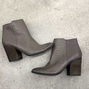 Gray ankle boots size 8.5